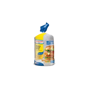 370106 Americana Breaded Chicken Burger 840g 15pcs New Poly Bag PB Design FF_R1-3D Americana Chicken Burgers Breaded 15 Pieces - 840g