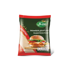 Royal Chicken Burgers Breaded 12 Pieces - 670g