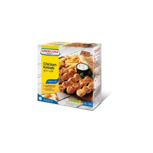 371108 Americana Chicken Kabab 480g New Pack Design FF-3D Americana Chicken Oriental Shish Kebab Original - 480g