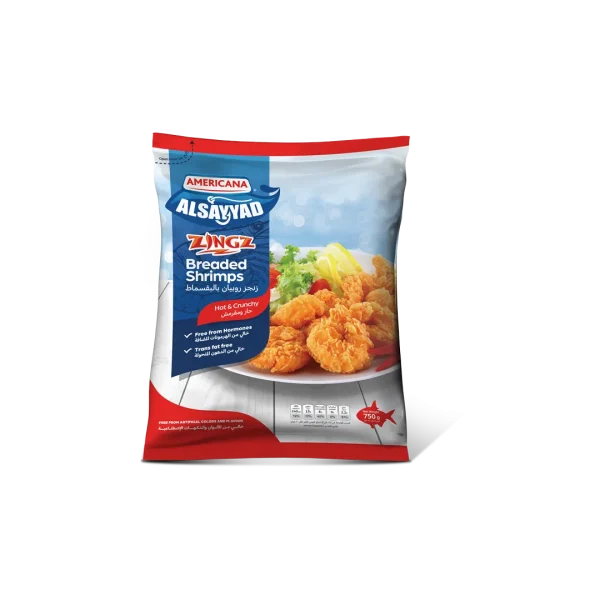 امريكانا مأكولات بحرية جمبري زنجر - 750 جرام