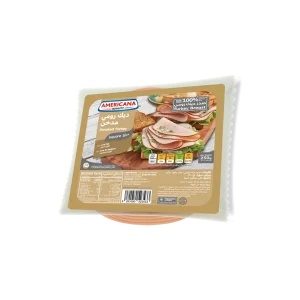 4003350337 Square-Smoked-Turkey-250g-3D أمريكانا - قطع لحم ديك رومي باردة مربعة - 250 جرام