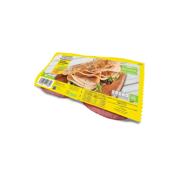 Americana Chicken Cold Cuts Mortadella Olives & Pepper - 250g