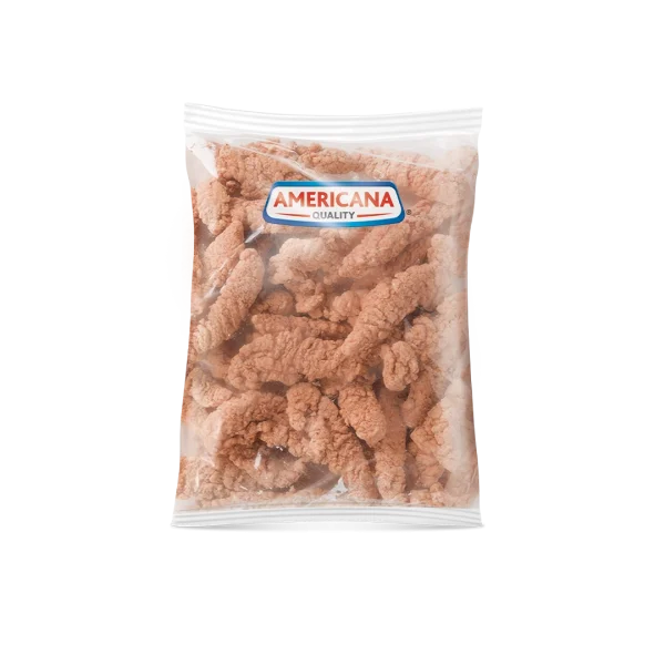 Americana Chicken Strips Breaded Spicy - 1000g