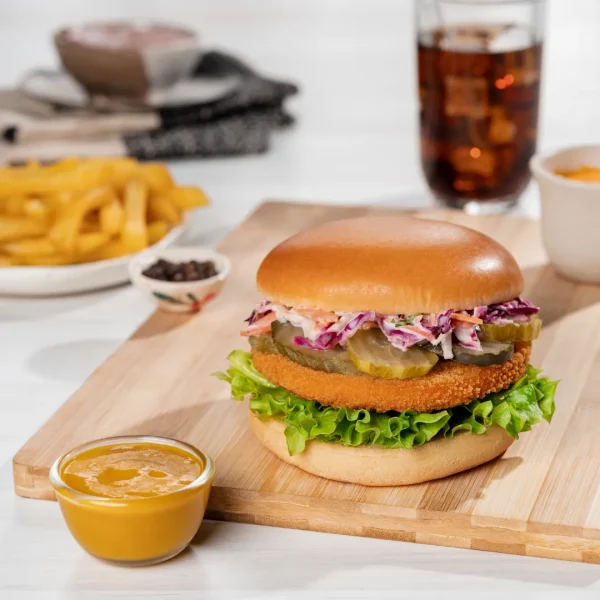 Americana Chicken Burgers Jumbo Breaded 10 Pieces - 1000g