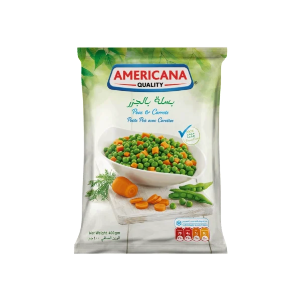 Americana Veg & Fruits Peas & Carrots - 400g